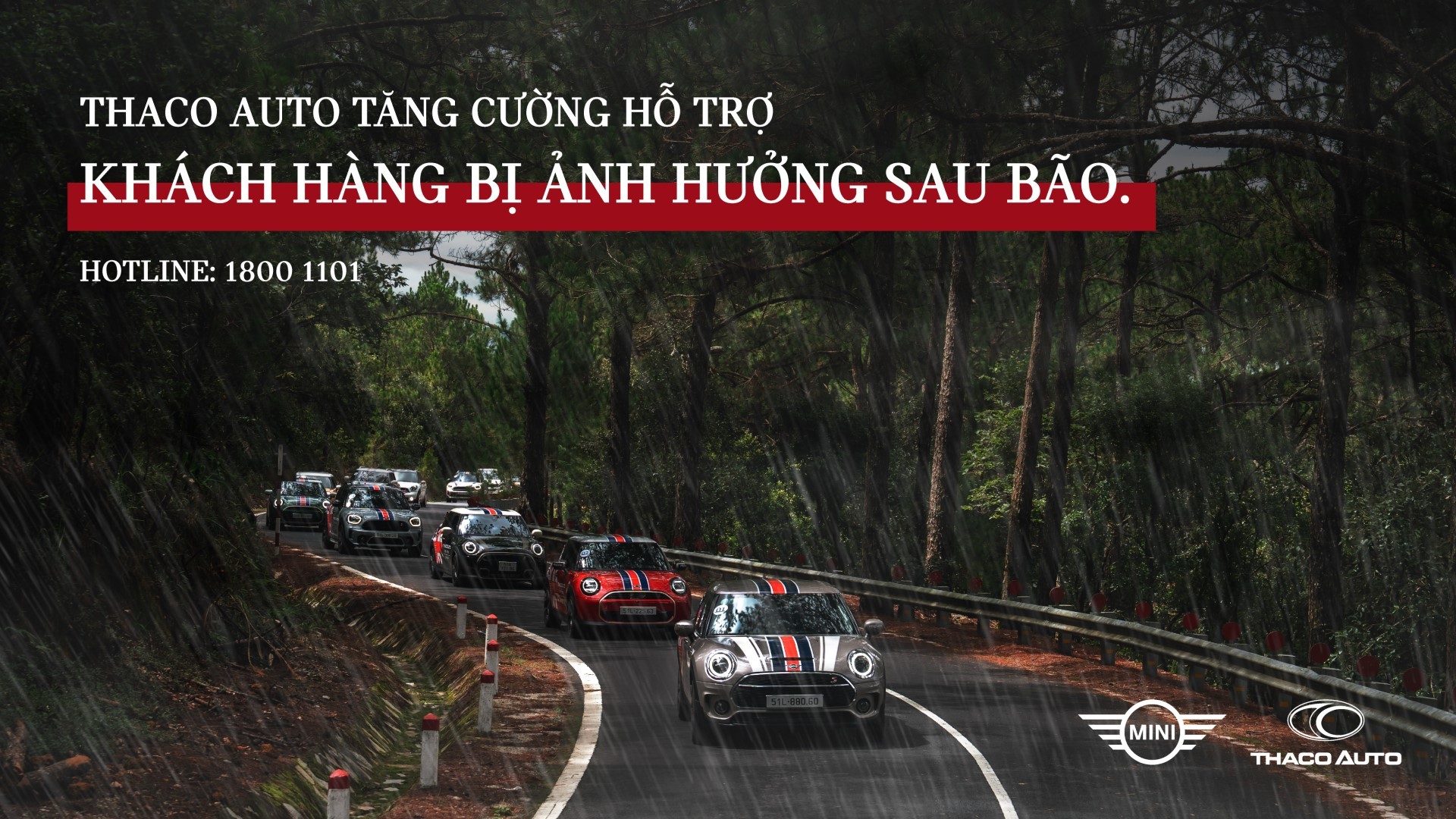 THACO AUTO TĂNG CƯỜNG HỖ TRỢ KHÁCH HÀNG BỊ ẢNH HƯỞNG SAU BÃO